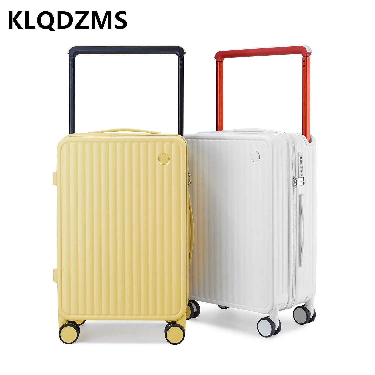 

KLQDZMS 20"24" Inch High-quality Large-capacity Trolley Suitcase Boarding Box Silent Universal Wheel Rollers Hand Luggage