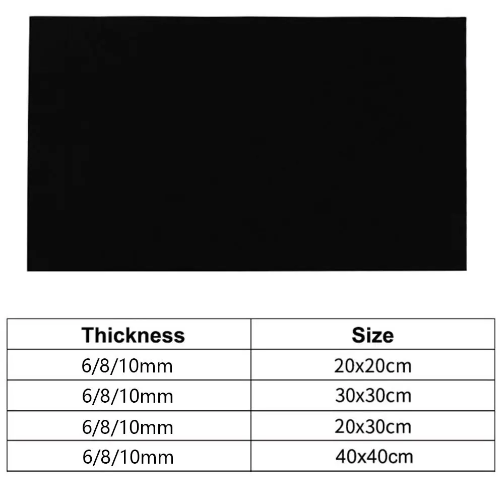 Black Carbon Fiber Felt Felt Flame-retardant Torch Shield Mat High-temperature Resistant Fireproof Welding Protective Blanket