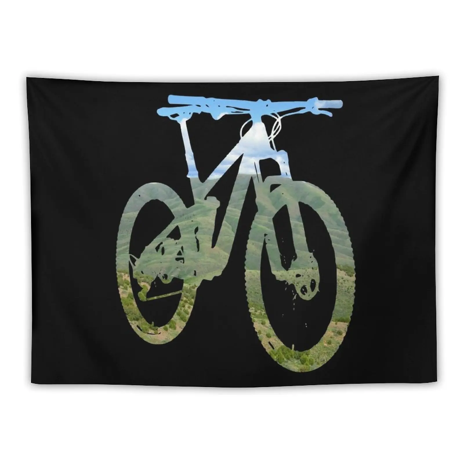 

Mountain Bike Mountain and Sky - MTB Collection #003 Tapestry Room Decor For Girls Home And Comfort Decor Tapestry