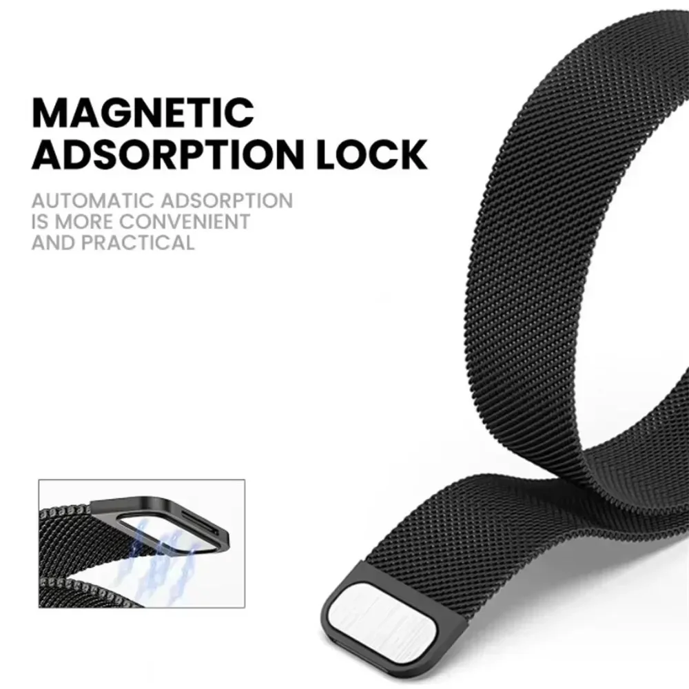 Magnetic Metal Milanese Loop Strap