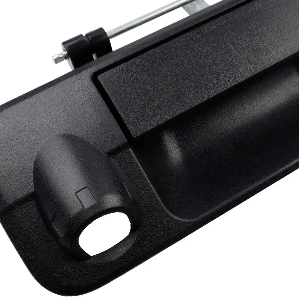 Outer Rear Tailgate Handle Latch – Fits 2007-2013 Toyota Tundra – Black Plastic – Direct Fit