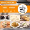 Electric Pasta Maker Machine Pasta Dough Spaghetti Roller Noodle Pressing Machine Stainless Steel 135W for Home Family Use 6