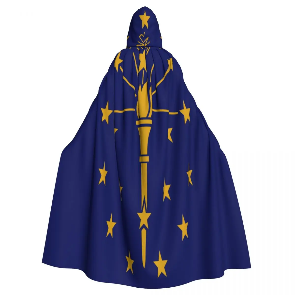 

Unisex Witch Party Reversible Hooded Adult Vampires Cape Cloak Flag Of Indiana