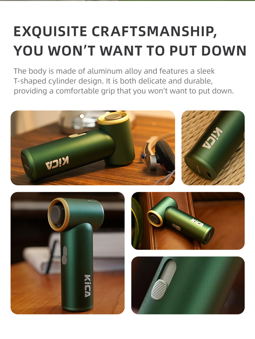 KICA Portable Mini Fan Pocket Air Blower Electric Turbo Fan Compresse Air Duster Rechargeable Metal Body Coolness BBQ Cleaner 4 S2a71b4c659e447a6a97bedeb5e59052fJ