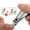 Nail Clippers Stainless Steel Sharpest Nail Cutter Duty Curved Edge for Adult Men Women Swing Out Nail Cleaner/File 5
