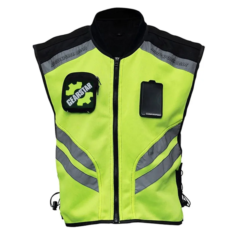 Motorcycle Jacket Reflective Reflective Motorcycle Safety Vest