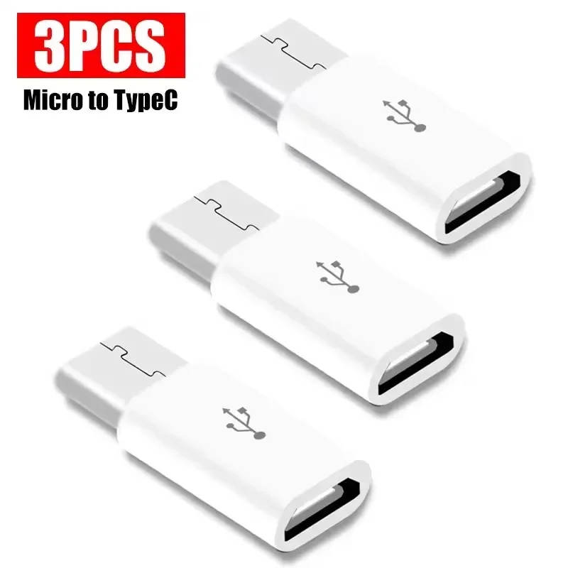 Compact Micro USB to Type-C Adapter Connector