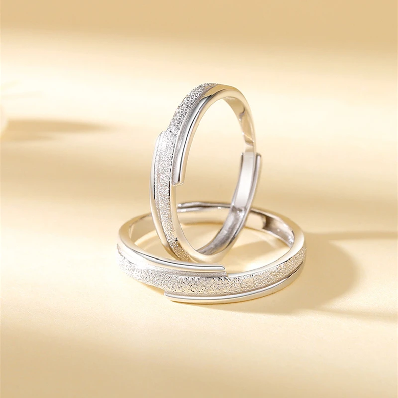 

Парные кольца из серебра 100% пробы для влюбленных мужчин и женщин, оригинальные кольца в виде рыцаря и принцессы, подарочные украшения, 925