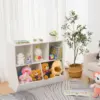 Kids Bookshelf, Bookcase Footboard, Toy Storage Cubby, Children's Toy Shelf, 35.4" L Toy Storage Cabinet Fit for Children's Room 3