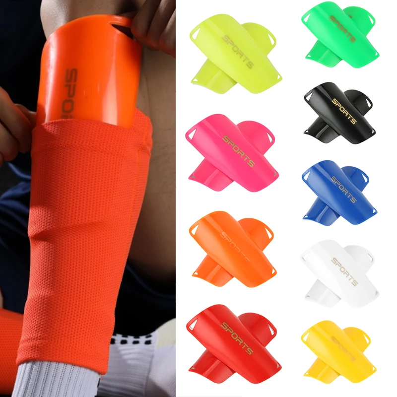 1 Pair Soccer Shin Guards Pads For Kids Football Shin Pads Leg Sleeves Soccer Kids Knee Support Sock