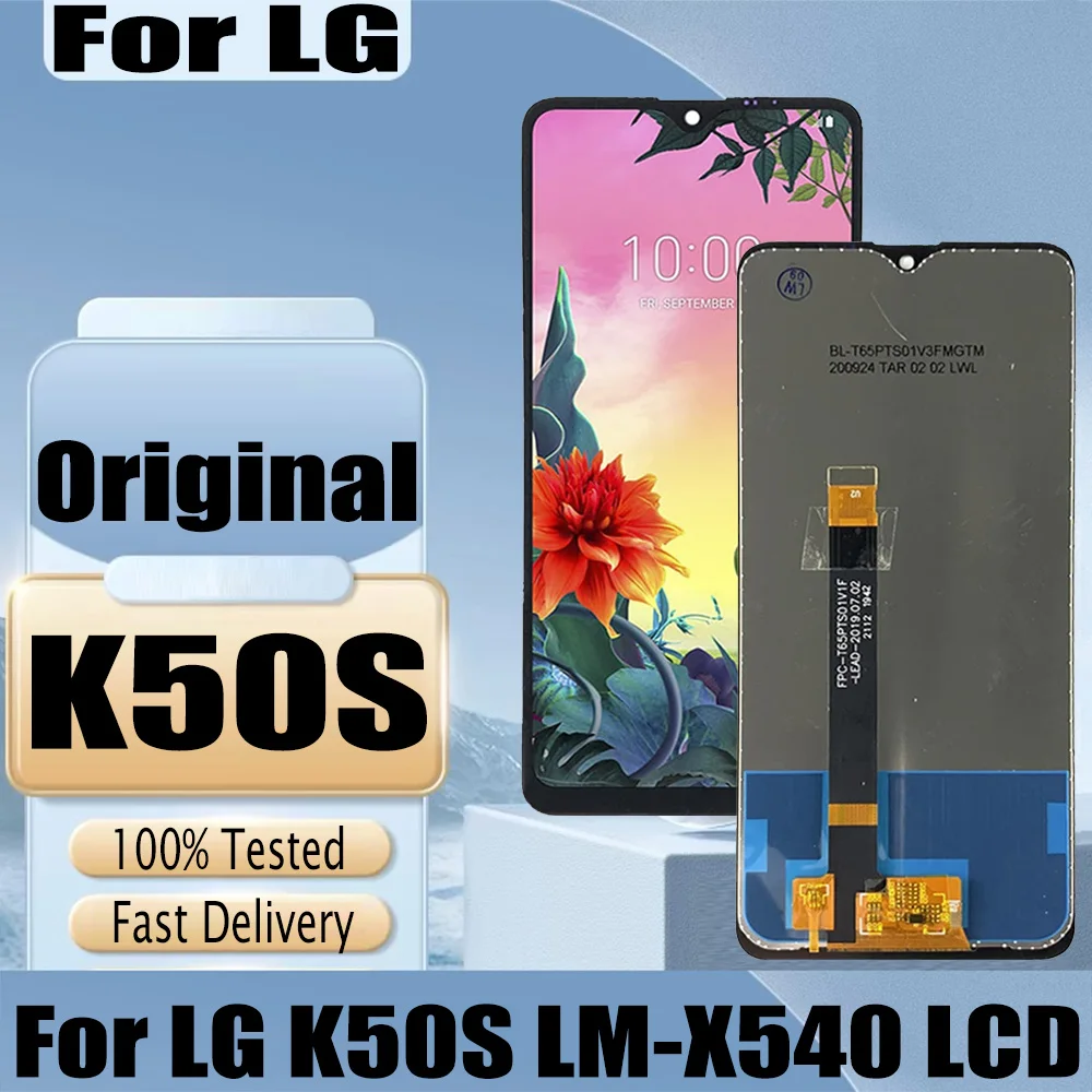 Original for lg k50s LCD display LM-X540 LMX540HM Touch Screen