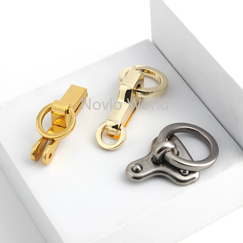 20-100pcs 3 Colors 3 Size 15-18-22mm Women Bag Rope Connection Buckle Handbag Hook Bag Accessories