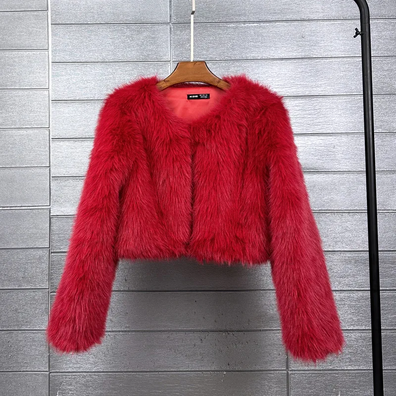 Suéter de lujo de gran tamaño para mujer, ropa de calle holgada de manga larga y cintura alta, chaquetas de invierno para mujer, nuevo