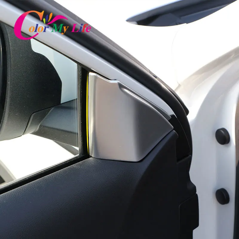 Farbe Mein Leben 2Pcs Auto Frontscheibe Dreieck Abdeckung EINE Spalte Tür  Kreis Trim für Renault Koleos MK II 2 2017 - 2020 zubehör - AliExpress