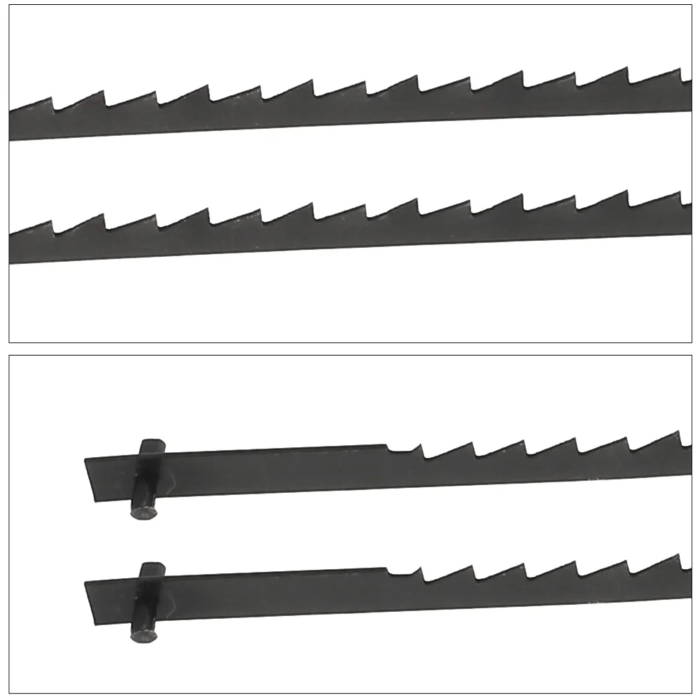 24pcs Carbon Steel Scroll Saw Blade 10/14/18/24 Teeth Saw Blade Hand DIY Multifunctional Woodworking Power Tool Accessories