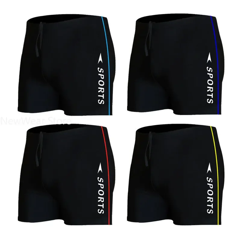 Men Professional Water Sports Quick-Drying Breathable Board Shorts Surfing Beach Boxer Briefs Workout Bathing Trunks 5