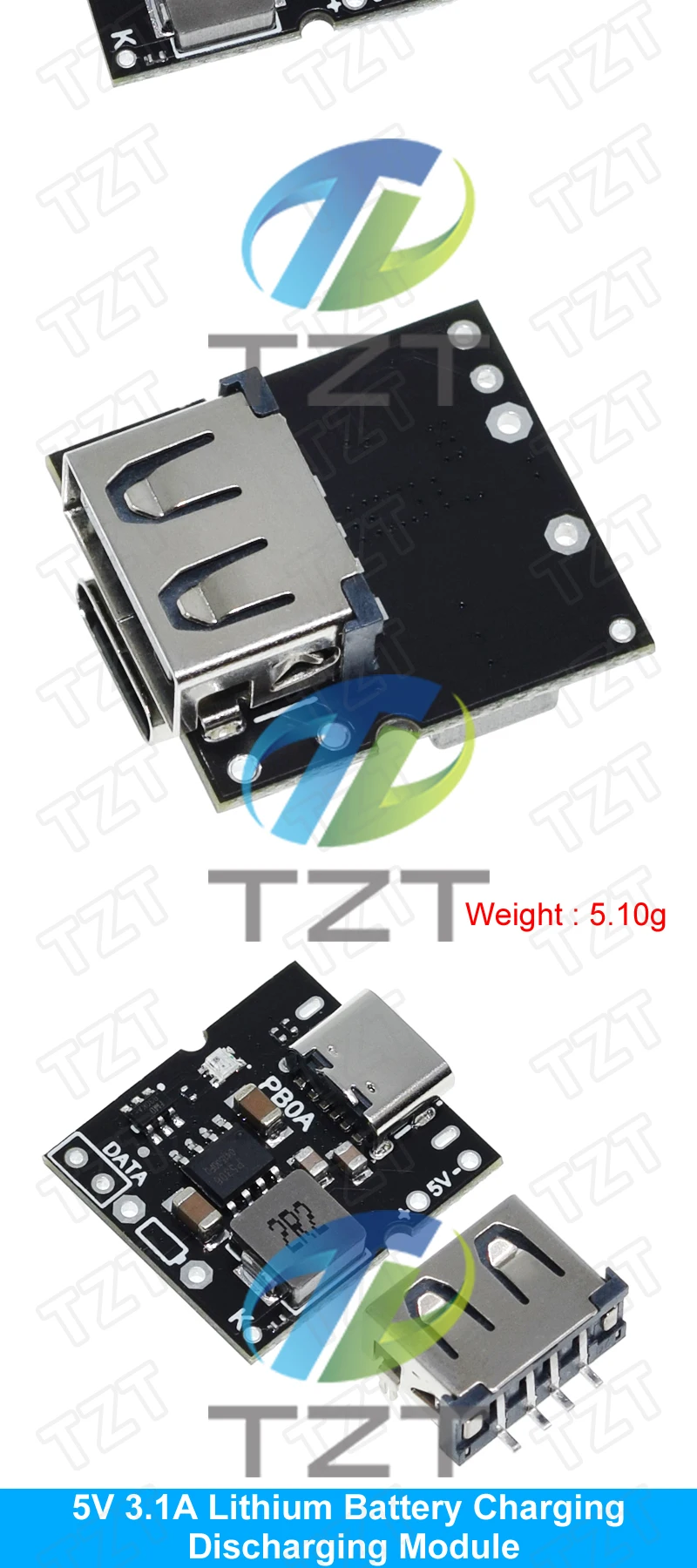 1/3PCS Typ-C USB 5V 3,1 A Boost Converter Step-Up Power Modul Mobile Power Bank Zubehör mit Schutz LED Anzeige – Detail 7