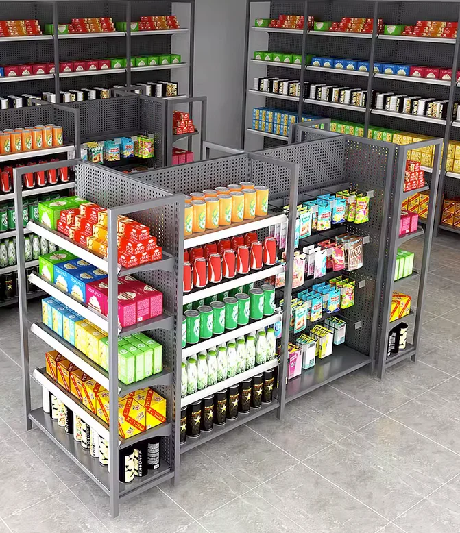 

Supermarket shelves, convenience stores, stationery stores, single and double sided display racks, multi-layer shelves