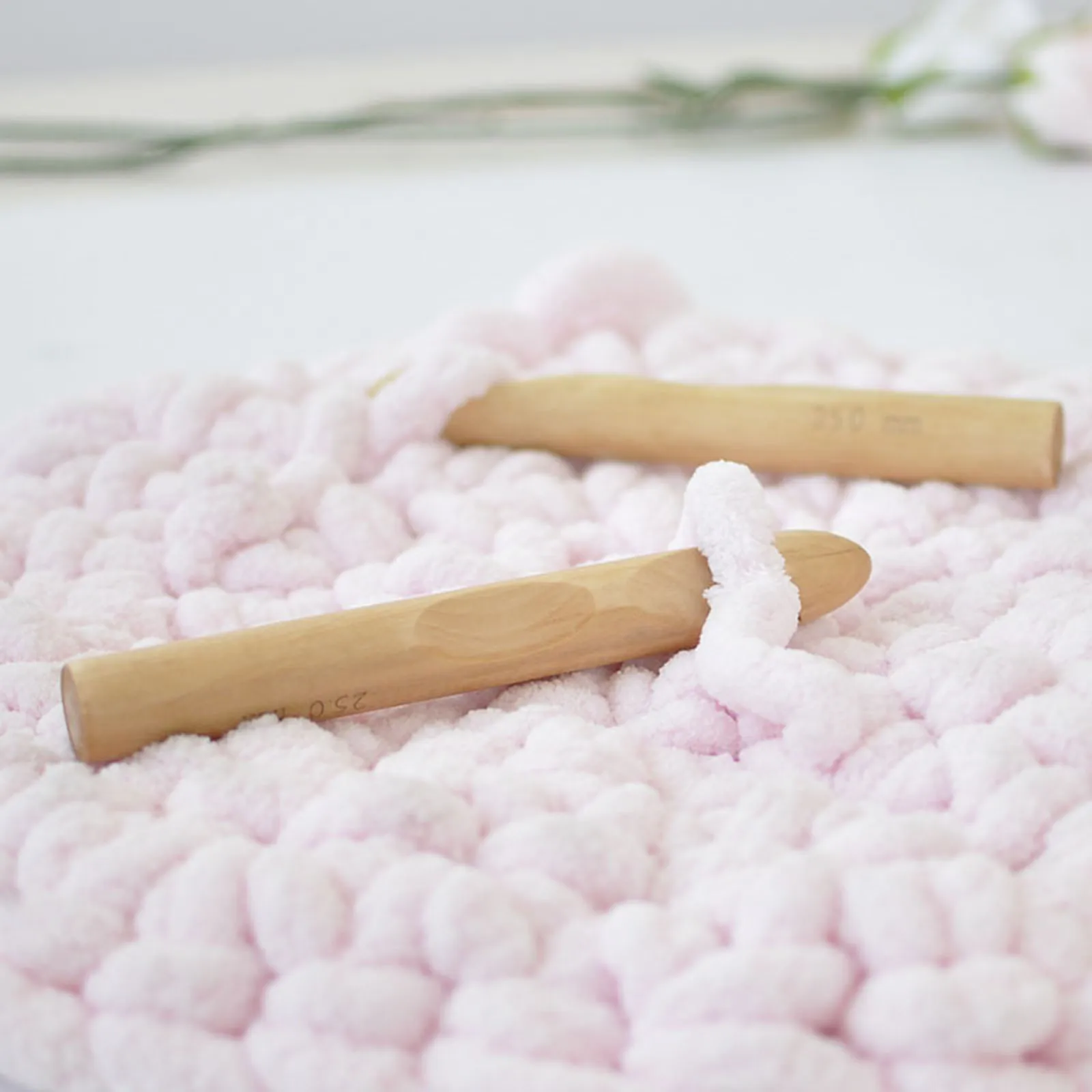 Wood Crochet Hooks Needles Yarn Sewing Knitting Needles Embroidery DIY Craft Knitting Tools Hooks Knit Weave 1 Piece knitting needles crochet hooks crochet needles