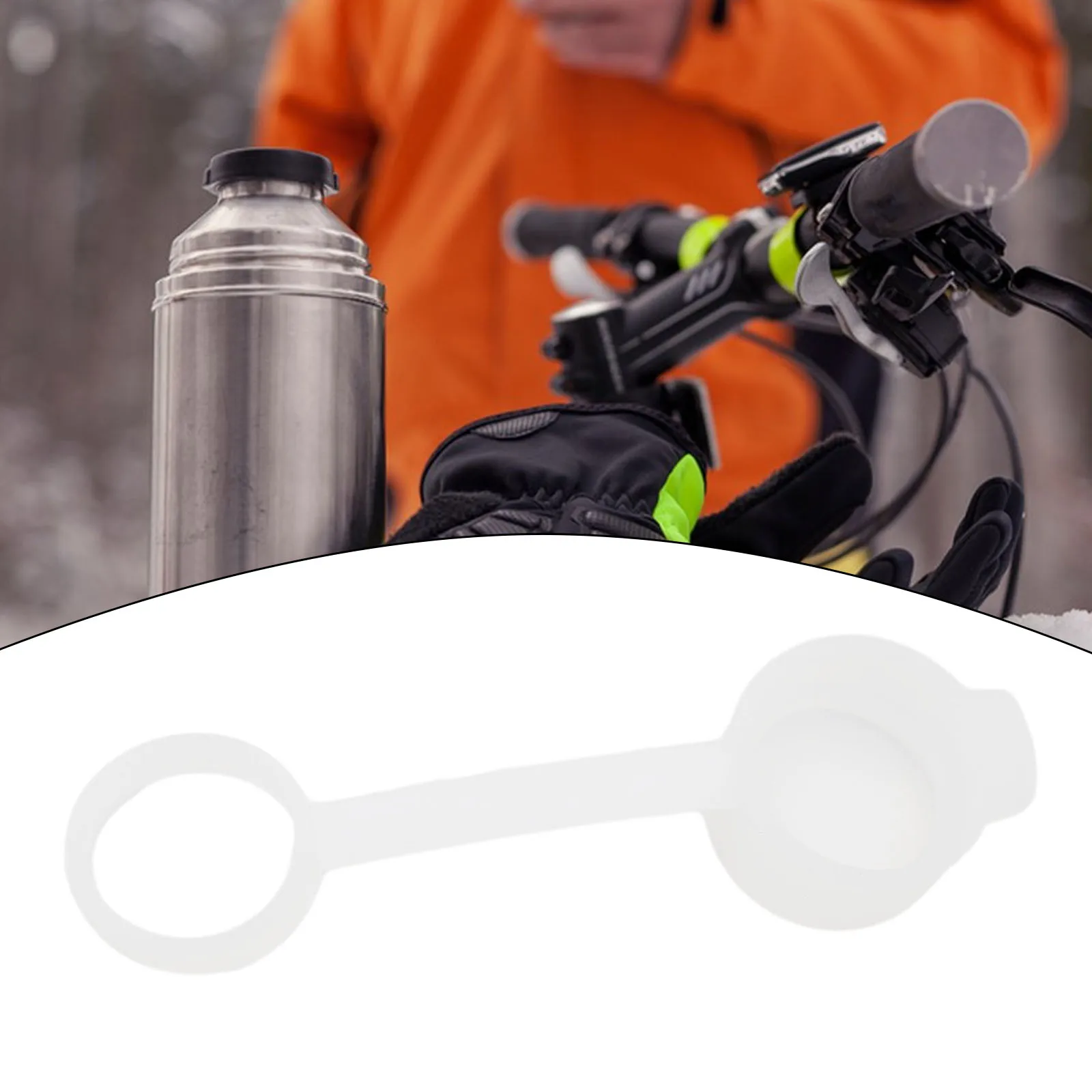 1pc Fahrrad Silikon Wasser Flasche Staub Abdeckung Mountain Road Bike Wasserkocher Abdichtung Tasse Abdeckung Staub-proof Schlamm-proof Radfahren Zubehör – Detail 3