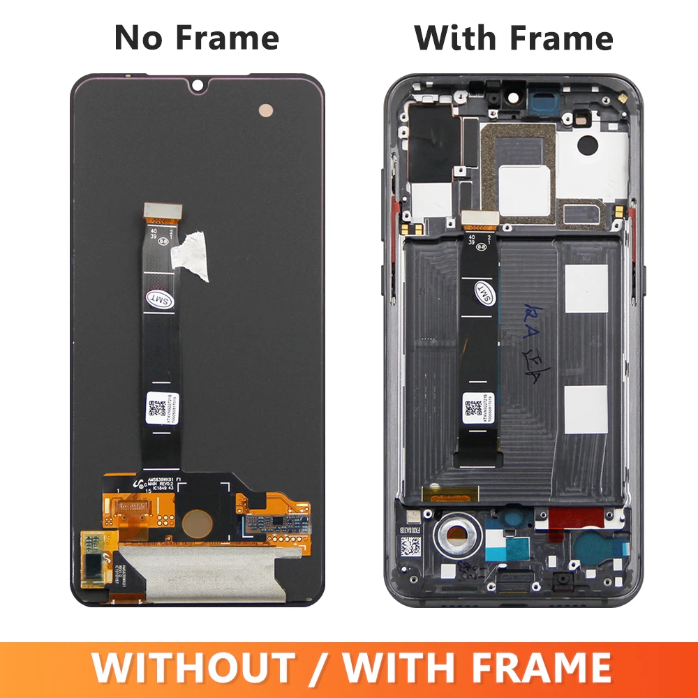 6.39'' AMOLED For Xiaomi Mi 9 LCD Display M1902F1G M1902F1A Touch Screen Digitizer Assembly Replacement For Xiaomi Mi9 Display