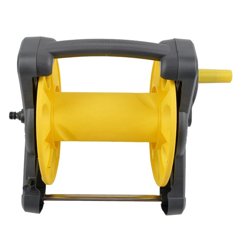 

1 PCS Manual Garden Hose Reel Cart Rack Winding Pressure Washer Pipe Spray Nozzle Storage Organizer Bracket Home Garden Tool
