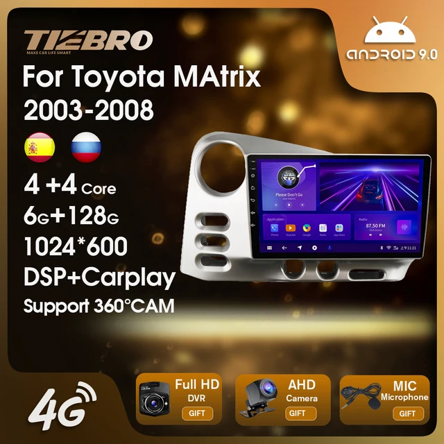 TIEBRO Car Radio For Toyota Matrix: A Cutting-Edge Multimedia Experience