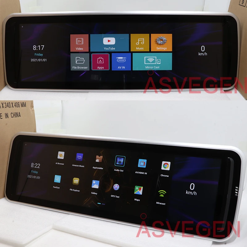 Monitor Auto Da Soffitto 13.3 Pollici 1080P - TV Per SUV, Autobus, Con Luce LED, Angolo Regolabile - Foto 11