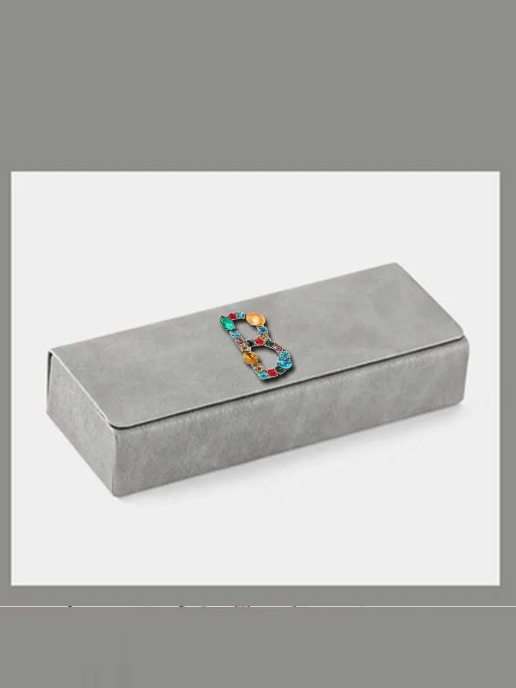 

Customized Elegant Eyewear Cases Durable PU Storage Personalized Customer NameMetallic Tone: Smooth Craftsmanship