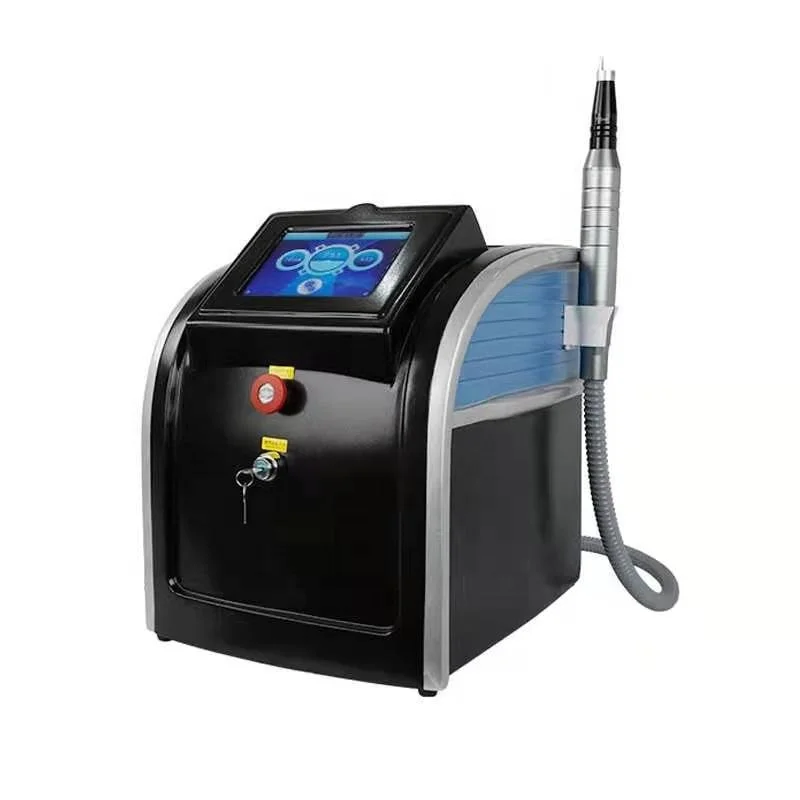 Portable Q-Switch Picosecond Laser Machine 755/1064/532nm for Tattoo & Pigment Removal Skin Whitening & Rejuvenation 5 Heads