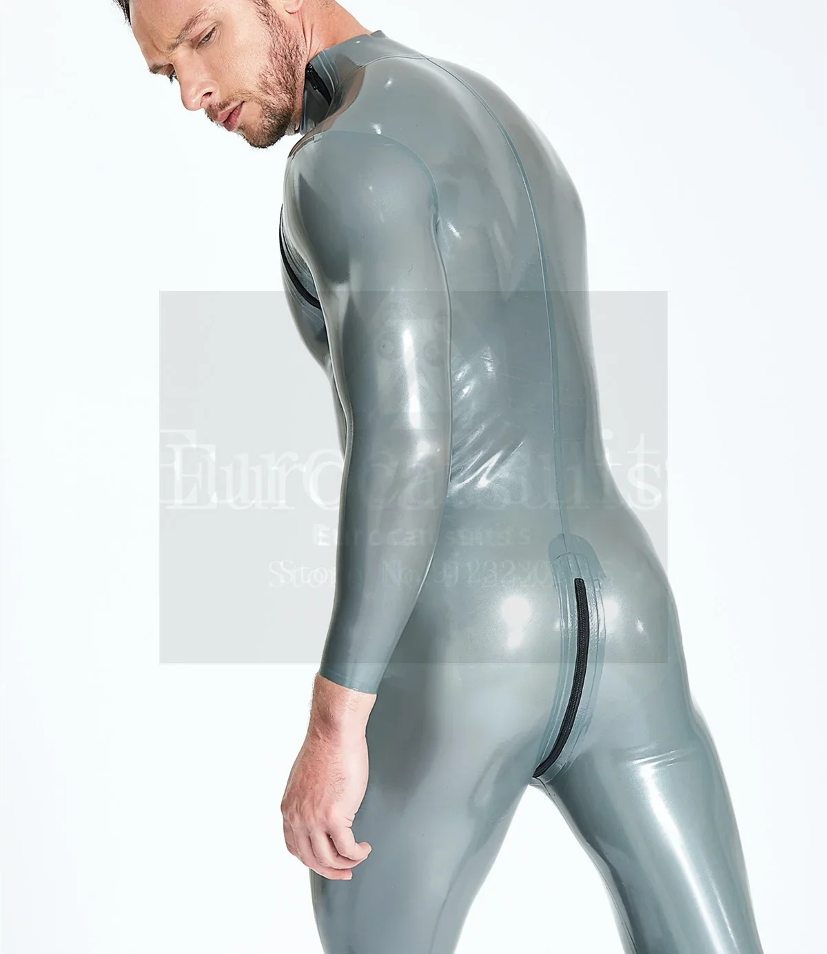 Cosplay Costume Mens Bondage Lingerie Sexy Fetish Wear Customized Bondage Suit Men Rubber Fetish Latex Shorts Sexy Zentai Full Mask Bodysuit