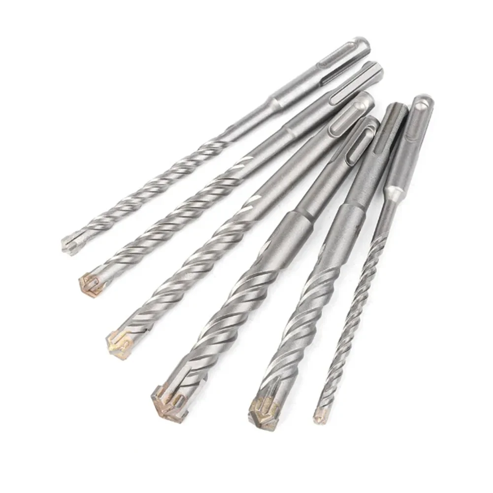 

Сверло SDS Plus для бетона, 6/8/10/12/14/16 мм, поперечные наконечники, 160 мм, сверло для стен, кирпича, блока, отверстия, штамповки, детали электроинструмента, 6 шт.