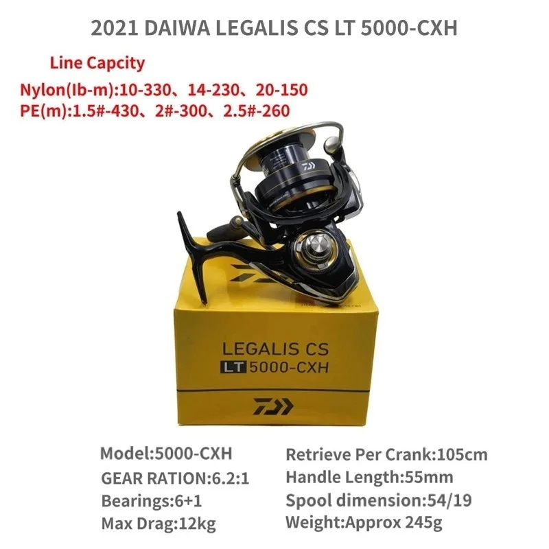 2021 DAIWA LEGALIS CS LT 1000-XH 2000 2500 3000-C 4000-C 5000-CXH