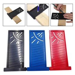 Règle de mesure pour menuiserie Type T, jauge de ligne de marquage, règle d'angle Type T pour charpentier, mesure de précision 