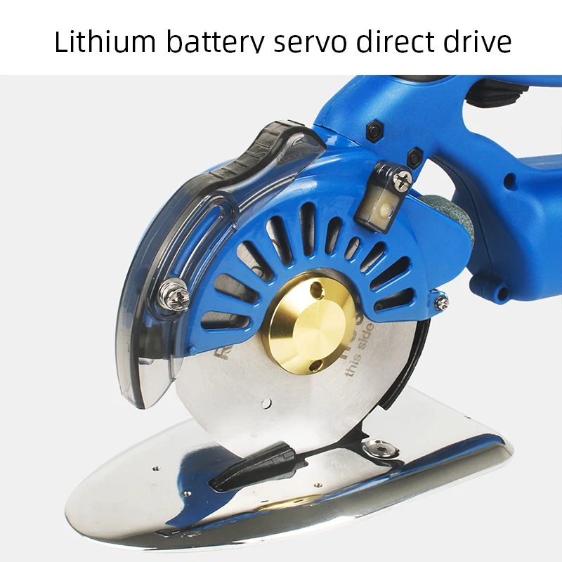 100/110/125mm Fabric Round Cutting Machine Electric Scissors Cloth Cutting Cordless Electric Scissors Fabric Rotary Cloth Cutter 2