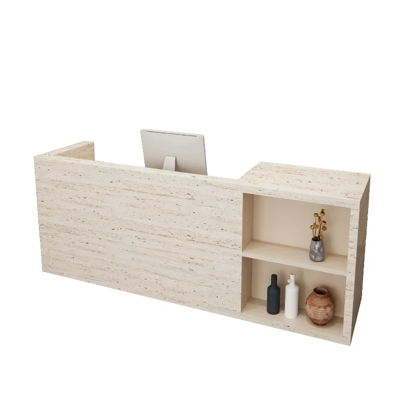 Creative Clothing Store Reception Desks Yoga Beauty Salon White Atril Counter Storage Office Furniture Receptionsdisk FYRD