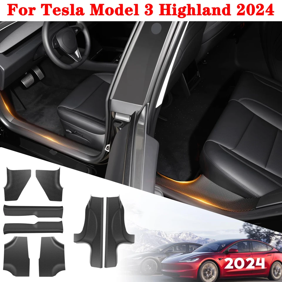 TESLA MODEL X Copri davanzale porta posteriore sinistra finitura