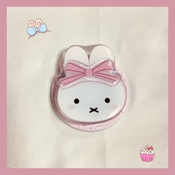 Adorable Miffy Magnetic Phone Holder with Folding Arm Support - Kawaii Bunny Design, Telescopic and Foldable (Miffy)