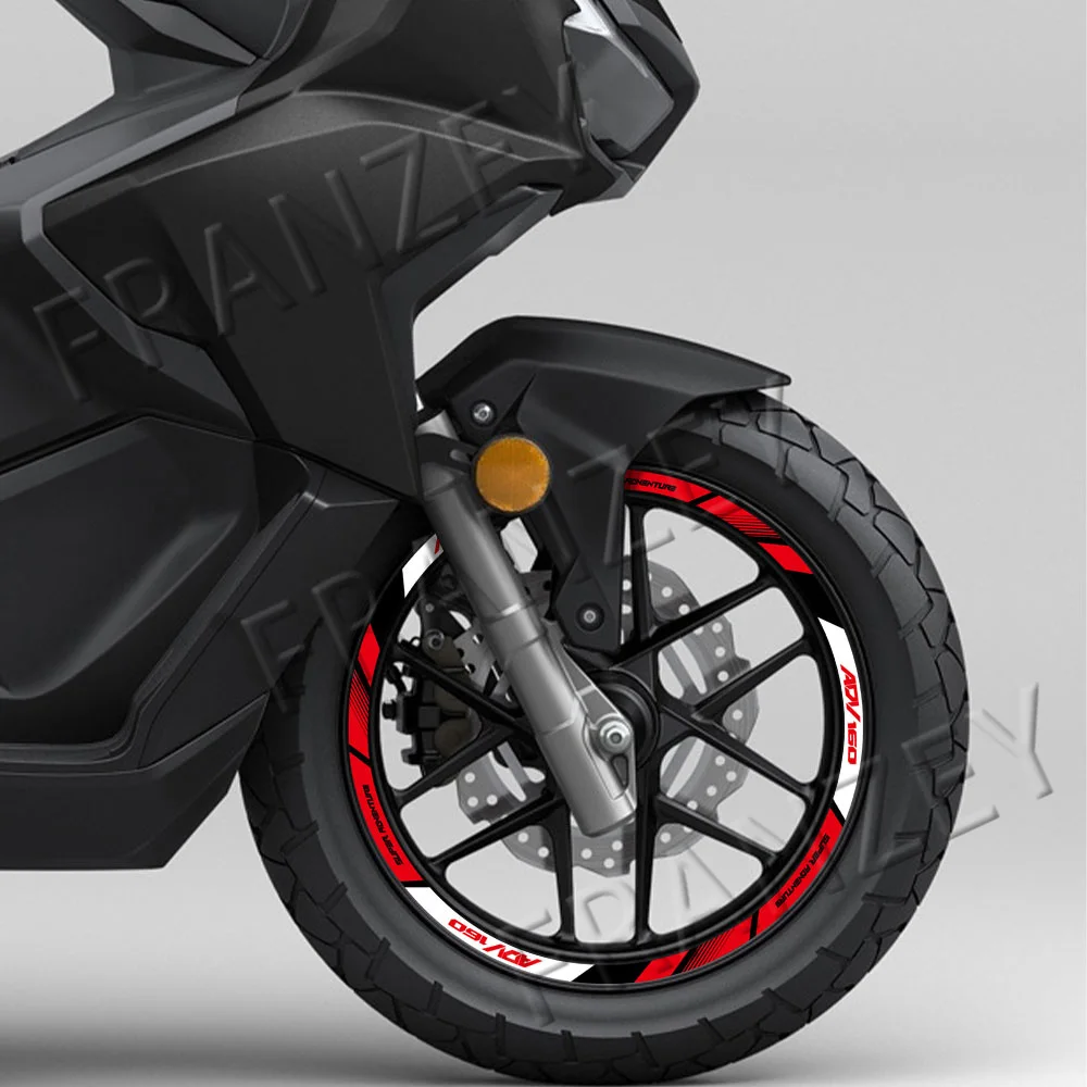 Фото Светоотражающие аксессуары для мотоциклов honda ADV160 adv 160, наклейка на колесо, наклейки на ступицу колеса, полосатая лента №2