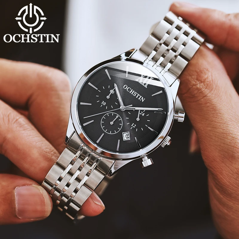 Ochstin 2024 New Fashionable and Gorgeous Commander Series Original Multi functional Quartz Movement Watch Men's Quartz Watch