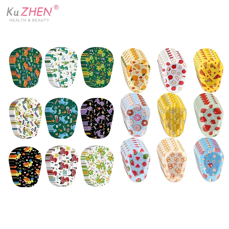 8/9Pcs Cartoon Lazy Eye Patch Adhesive Nonwovens Eye Patches Bandage For Kids Girls Boys For Amblyopia Lazy Eye Protect Eyesight 3
