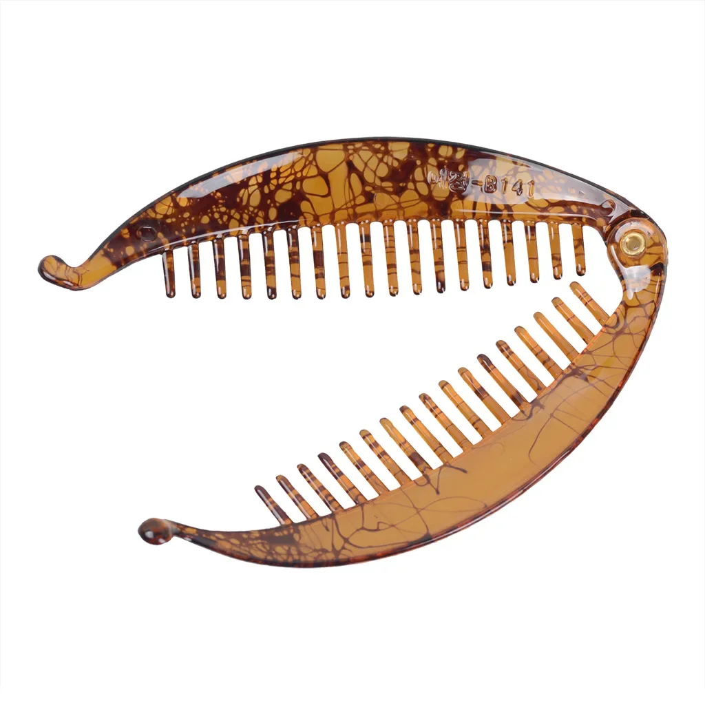 Fish Shape Hair Claw Clips Ponytail Holder Hair Jewelry Twist Banana Barrettes Hairpins Hair Accessories For Women Clamp