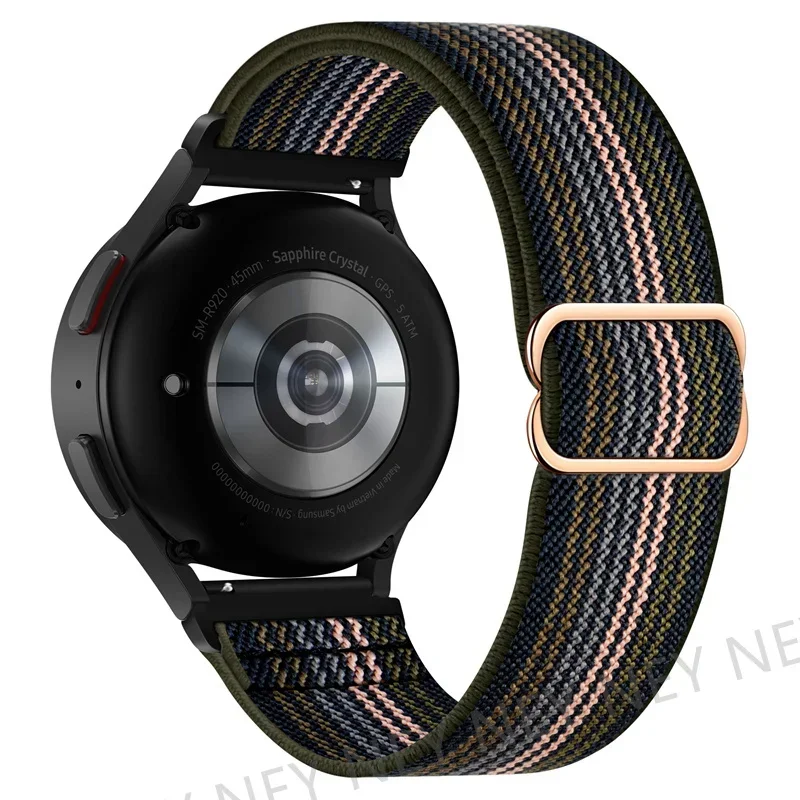 Bohemian Elastic Shiny Watch Strap, 20mm/22mm Bracelet Band