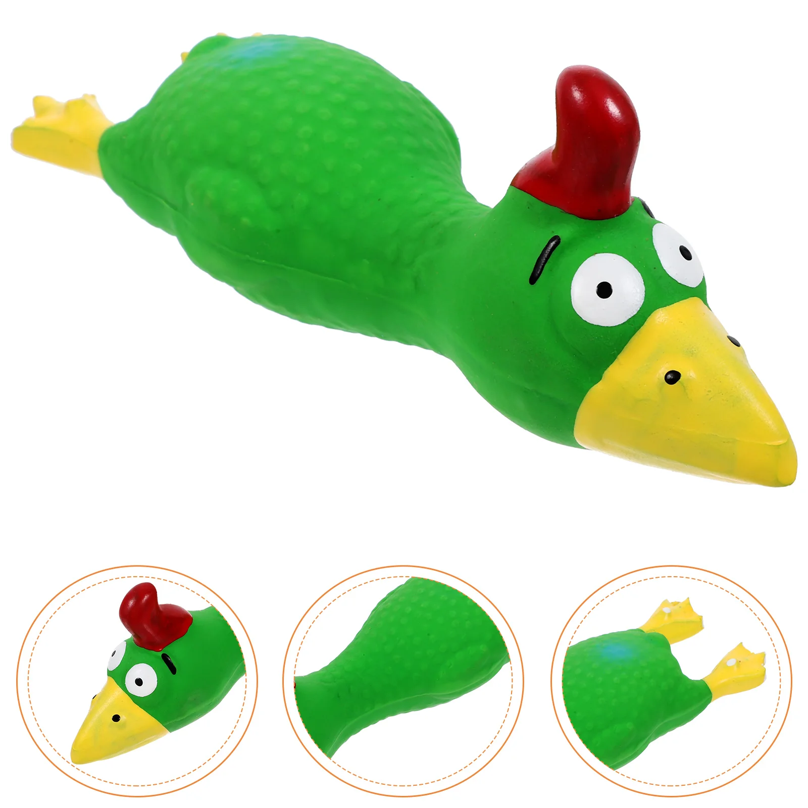 

Squeaky Latex Chicken Dog Toy Puppy Teething Chew Toy Chicken Shape Pet Biting Toy