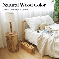 1pc Wood Wire Storage Box, Data Cable Storage Box, Power Cable Management Sorting Box, Socket Computer Cable Rack, Plug Box 2