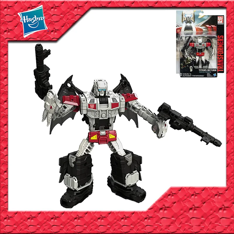 In Magazzino Trasformatori Per Tomy Tapara Originali Titans Return Doublecross Deluxe Pvc Anime Figure Action Figures Model Toys