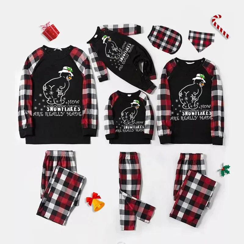 thumbnail image 1 of Conjunto de pijamas navideños de invierno para toda la familia, ropa para papá, mamá y niños, atuendo de apariencia familiar, mamelucos para bebés, niños y niñas, pijamas, 1 of 5