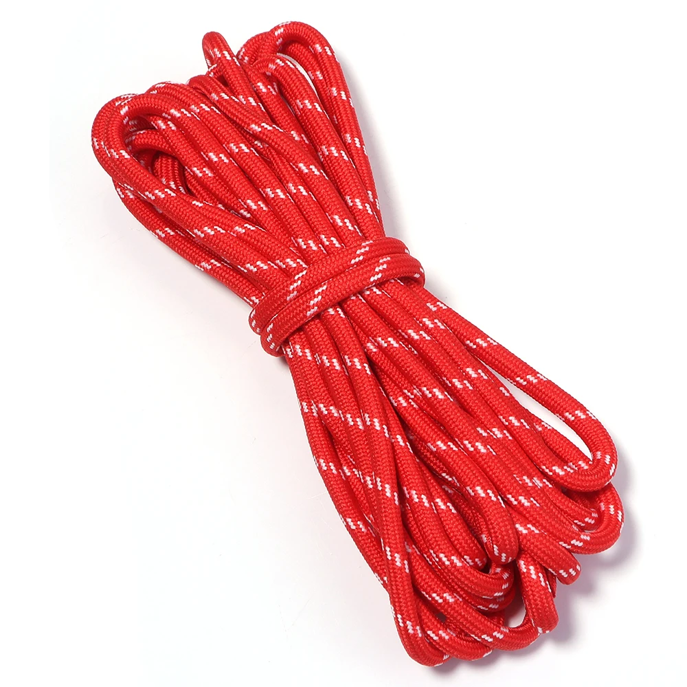 Colorful 5mm Braided Polyester Nylon Cord - 5 Yards for Crafting & DIY Projects