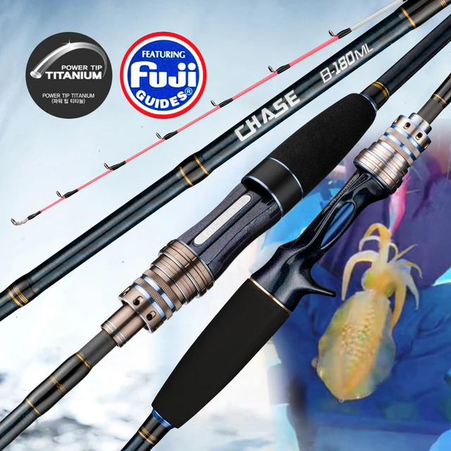 Casting Fishing Rod Squid Egi Rod Octopus Rod 190cm ML Power Pe 0.8-1.5  With Solid Tip Saltwater Lure 20-150g Cuttlefish Rod - AliExpress