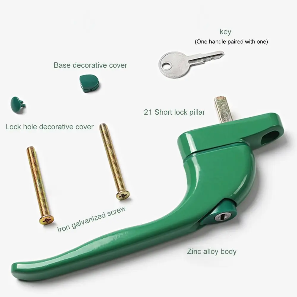Spindle Universal Locking Double Glazing Latch Locks Window Handle Door Handles